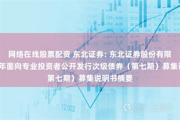 网络在线股票配资 东北证券: 东北证券股份有限公司2025年面向专业投资者公开发行次级债券（第七期）募集说明书摘要